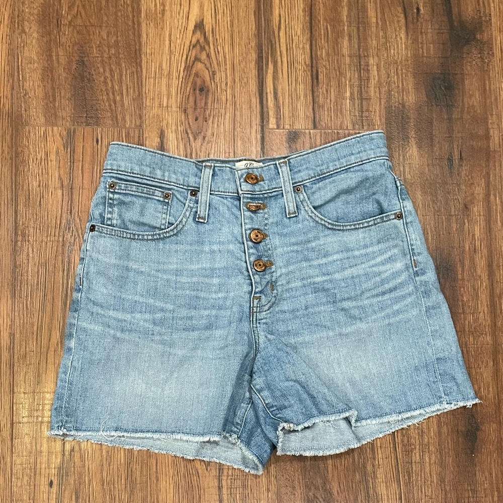 J. Crew High Waisted Denim Shorts